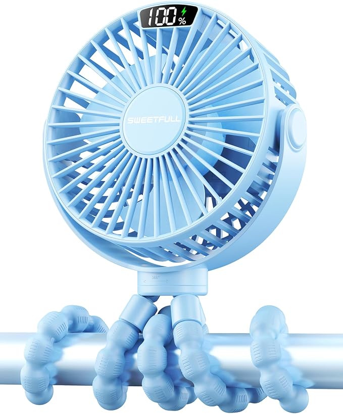 SWEETFULL Portable Stroller Fan by SweetFull%C2%AE