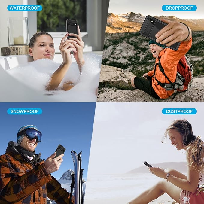 Lanhiem for Google Pixel 7 Case, IP68 Waterproof Dustproof - Image 7