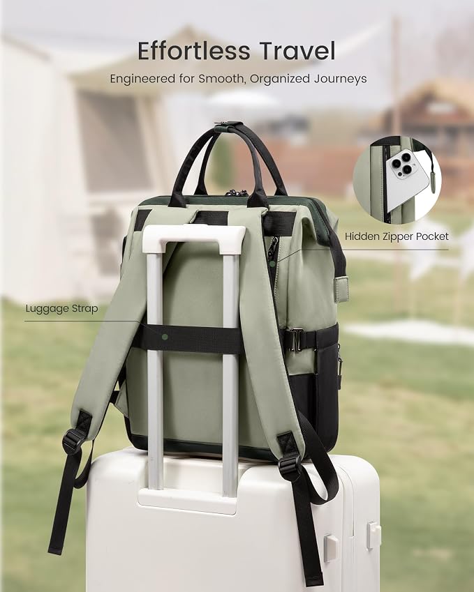 LOVEVOOK Laptop Backpack for Women, 17 Inch Travel Backpack for Work College - Image 6