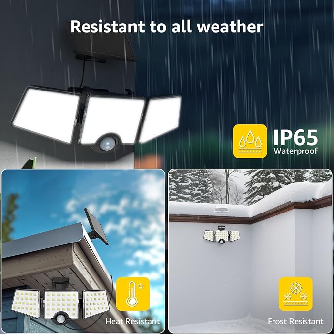 Lepro Solar Lights for Outside, WL5000 Motion Activated Security Lights - Image 5