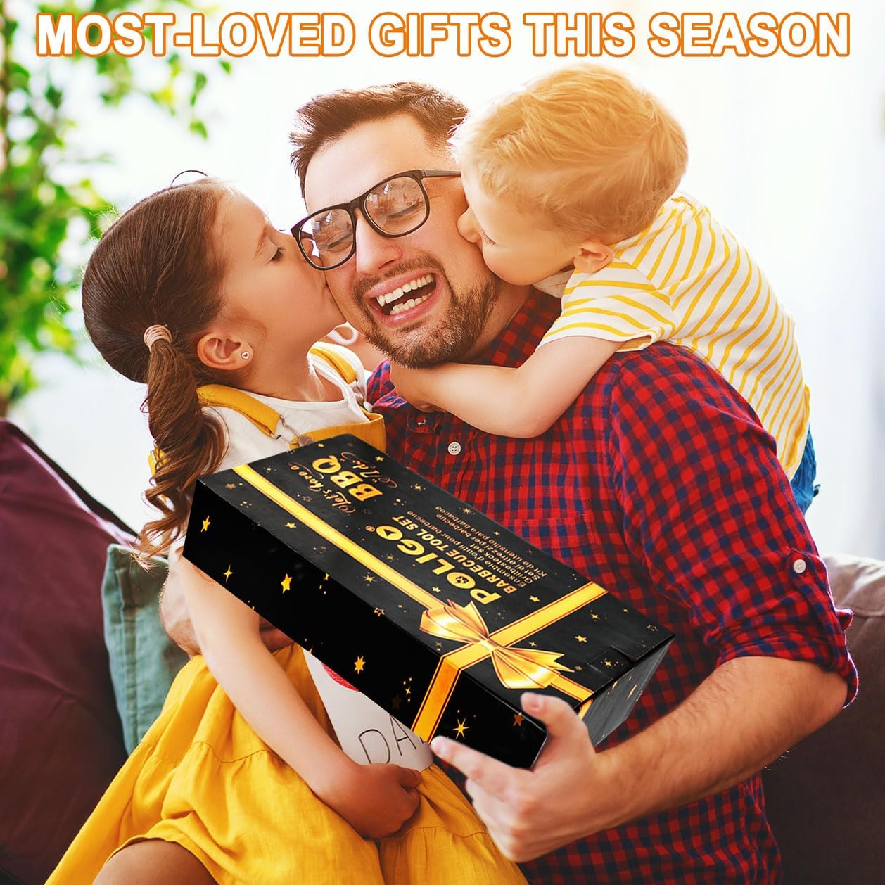 POLIGO 26PC Exclusive BBQ Grill Accessories in Aluminum Case for Birthday Christmas Grilling Gifts - Premium Grill Utensils Set with Barbecue Claws, Meat Injector, Thermometer for Smoker, Camping BBQ