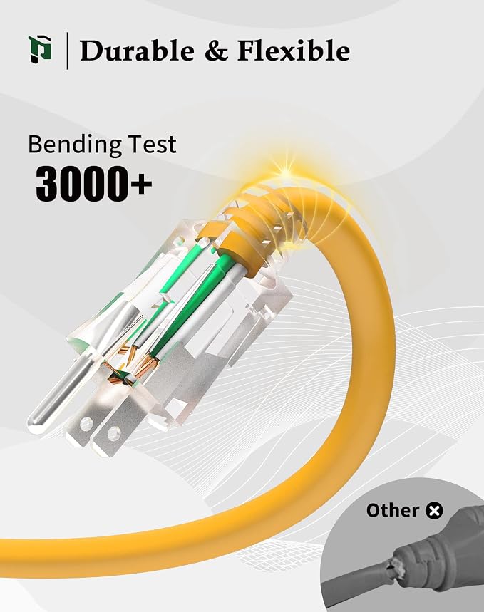 2FT 12 Gauge Outdoor Extension Cord - Image 4
