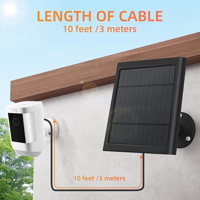 USB-C to Ring Barrel Plug 4Pack 4W Solar Charger - Image 4