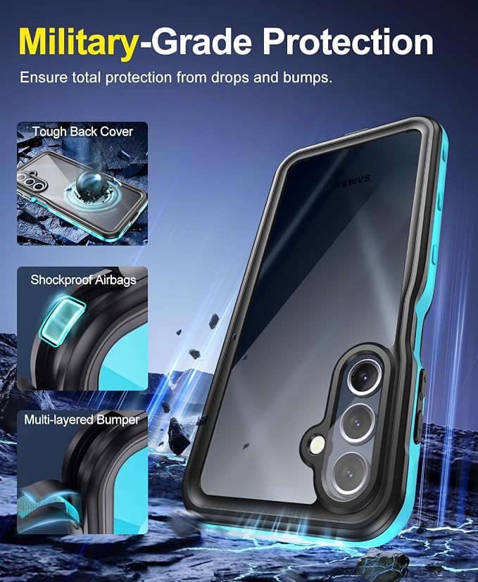 Beasyjoy for Samsung Galaxy A16 5G Phone Case, IP68 Waterproof - Image 4