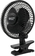 Comfort Zone 6-Inch Corded Clip-On Personal Fan – 2-Speed Quiet Desk Fan by ComfortZone