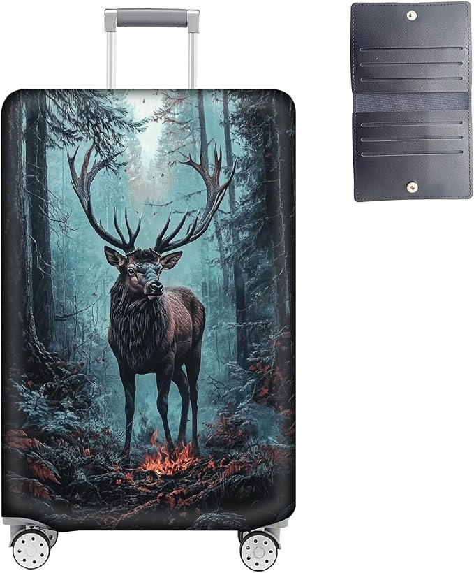 Luggage Cover Protector for 26-28 Inch Suitcases, TSA Approved Elastic Travel by Unknown
