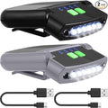 Mudder LED Clip on Cap Lights USB Rechargeable Cap Flashlight Clip Waterproof by Mudder