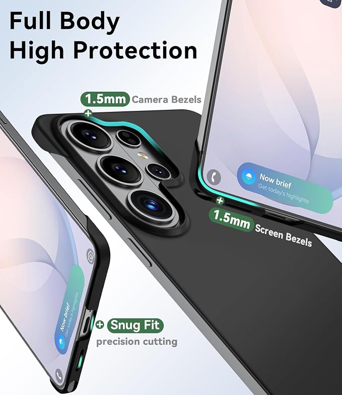 GRECAZO Slim Borderless for Samsung Galaxy S26 Phone Case 6.3" Ultra-Thin - Image 6