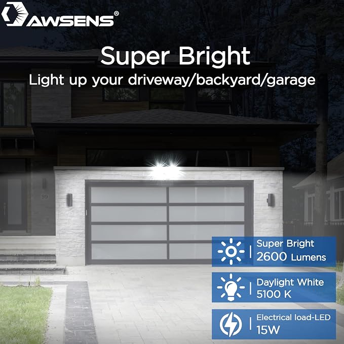 30W LED Security Lights Motion Sensor Light Outdoor, 180 Degree, 2600 LM - Image 6