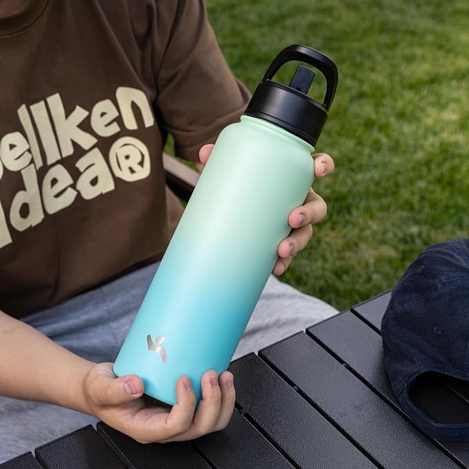 Konokyo 40oz Insulated Water Bottle Stainless Steel Sport Bottles - Image 6