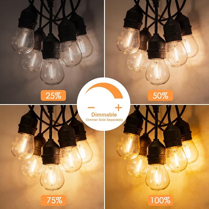 SUNTHIN 50FT Outdoor String Light - Image 6