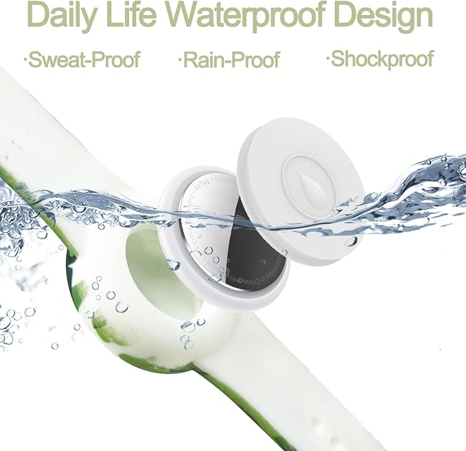 2 Pack Waterproof Bracelet for AirTag Kids, Hidden Printed Wristband for Apple - Image 3