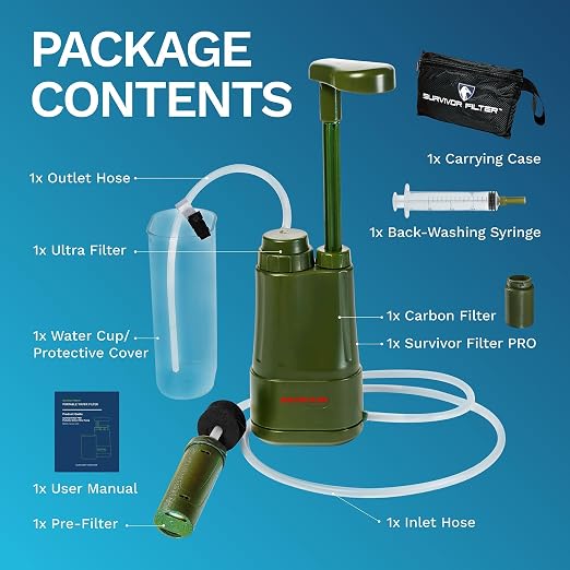 Survivor Filter PRO – 0.01 Micron Portable Water Filtration System Survival – - Image 4