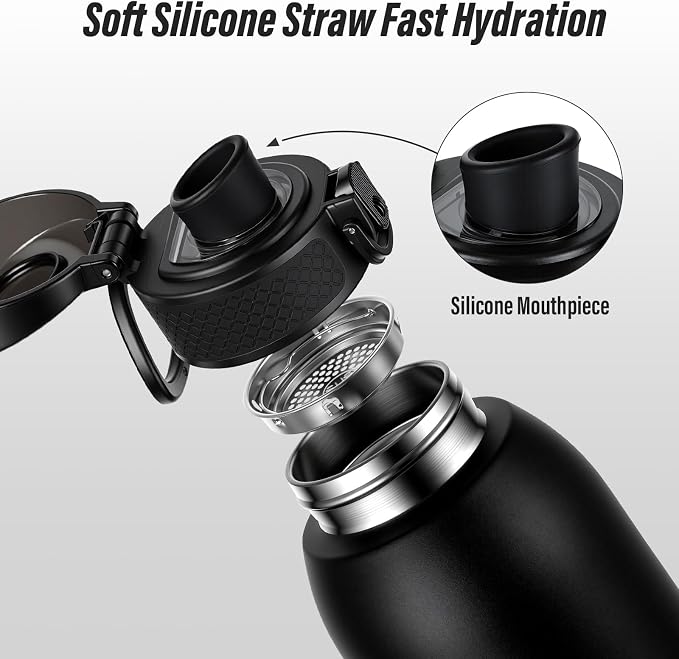 Insulated Water Bottle 18 oz - Image 2