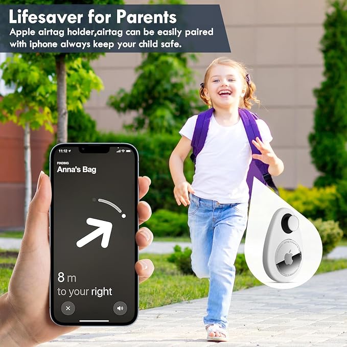 for Airtag Holder for Kids Baby Toddler Hidden 2 Pack GPS Tracker Case - Image 3