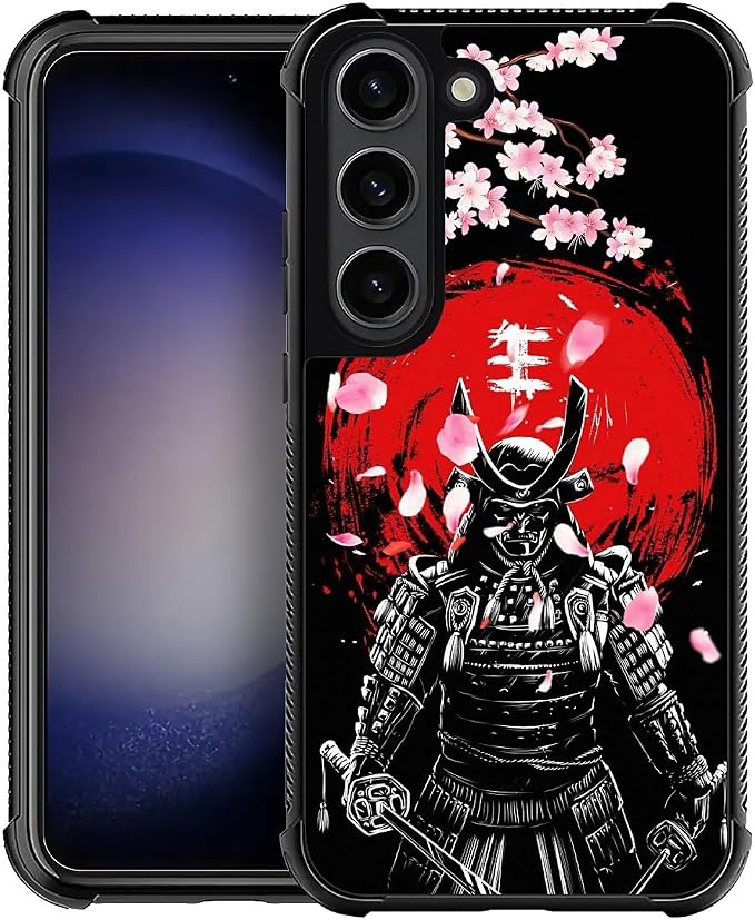 for Samsung Galaxy S23 Plus Case, Sakura Japanese Samurai Pattern Graphic by FKBRCL4U