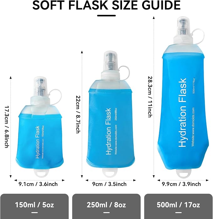 250ml Soft Flask Soft Water Bottle - Image 2