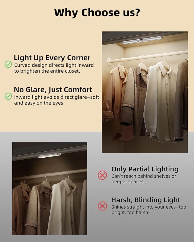 EZVALO 15-inch Motion Closet Lights - Image 2