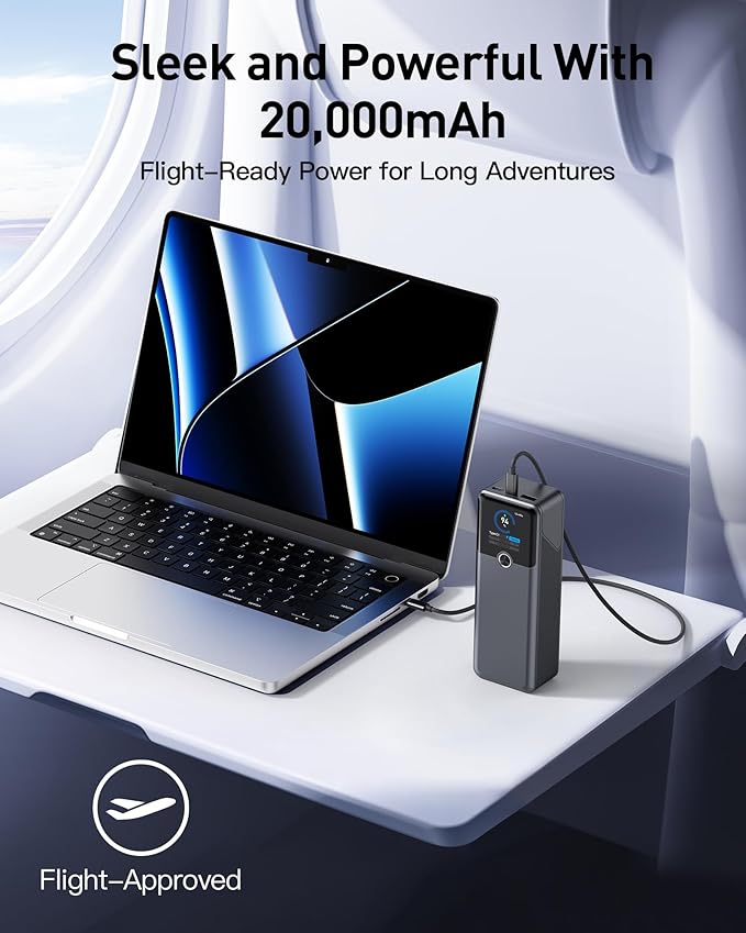 SIXTHGU Laptop Power Bank, 3-Port 20, 000mAh Portable Charger - Image 6