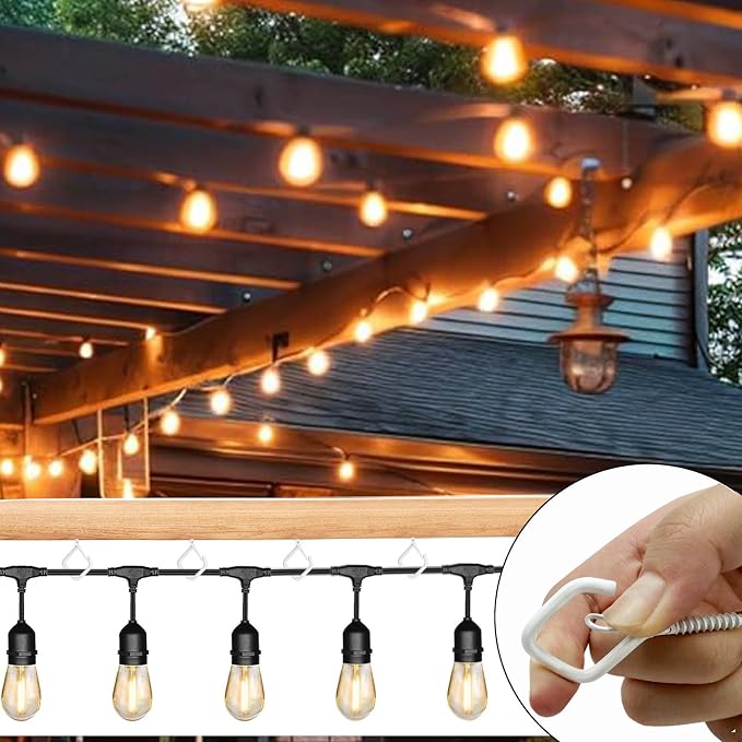 30 Pcs White Eye Hooks Screw Heavy Duty, Ceiling Hooks - Image 4