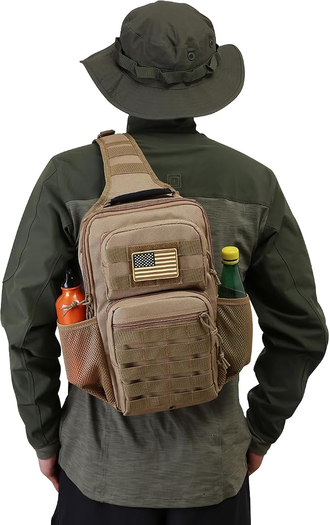 Rover Sling Pack Tactical Shoulder Sling Bag Backpack - Image 7