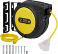 VEVOR Retractable Extension Cord Reel, 65 FT, Heavy Duty 12AWG/3C SJTOW by VEVOR
