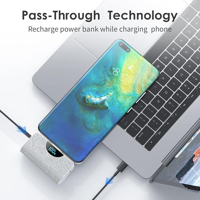 Mini Portable Charger 5200mAh Power Bank, 3A PD USB C Cell Phone Portable Power - Image 3