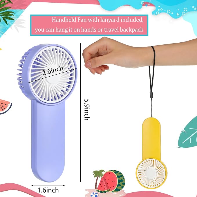 Sumind 160 Pcs Small Personal Portable Fan Mini Handheld Bulk 1 Speed Electric - Image 2