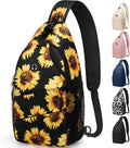 Pritent Crossbody Bags for Women Men Trendy Sling Bag Backpack Casual Chest Bag by Pritent