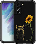 for Samsung Galaxy S22 Plus Case, Pig Sunflower Yellow Sunshine Pattern Graphic by FKBRCL4U
