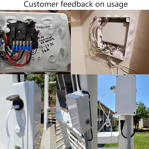 Junction Box, Reserved Holes Electrical Boxes Waterproof IP65 ABS Plastic - Image 7