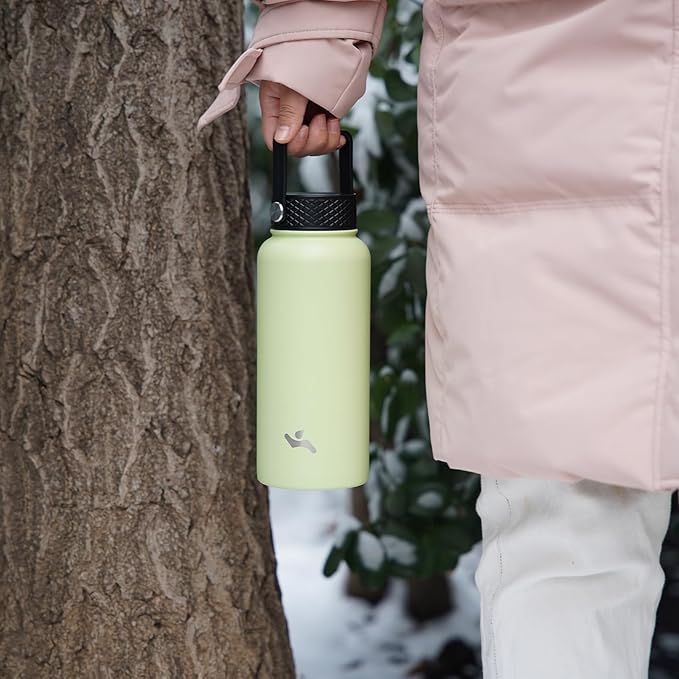 Konokyo 32 oz Insulated Water Bottle Stainless Steel Sport Bottles - Image 6