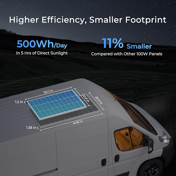 Renogy 4PCS N-Type 100 Watt Solar Panels 16BB, 12V 400W Solar Panel 25% - Image 3