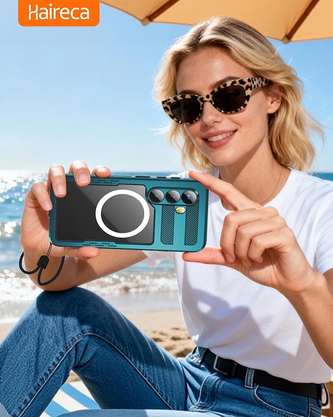 for Samsung Galaxy S26+ Plus Waterproof Case, Magnetic Heavy Duty Military - Image 9