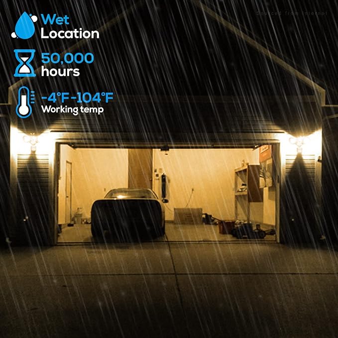LEONLITE Motion Sensor Flood Light, ETL Listed, Aluminum LED Security Lights - Image 4