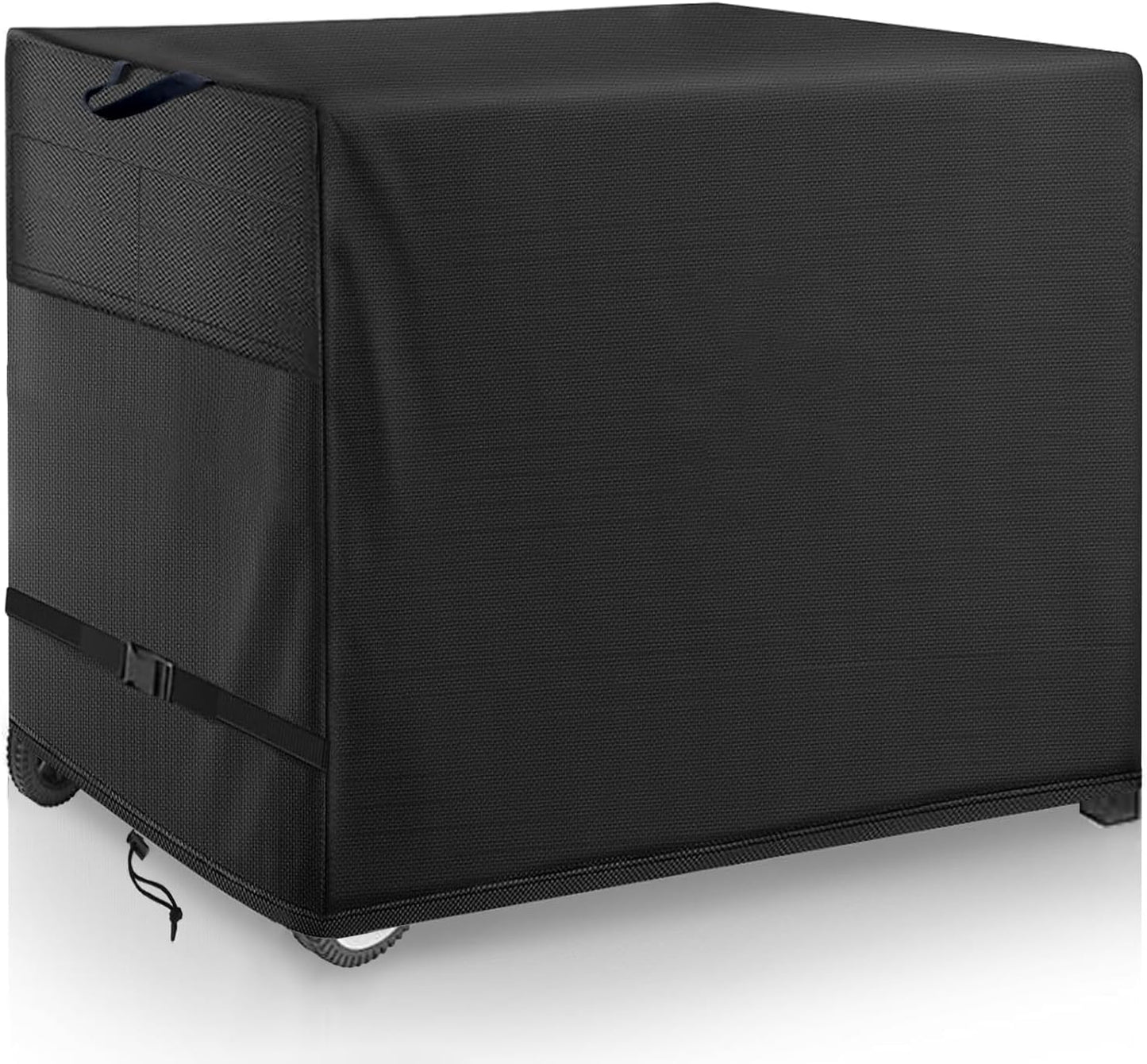 Outdoor Prep Table Cover- Heavy Duty Waterproof Cover for Outdoor Stainless Steel Table,Compatible with 46 inch Outdoor Utility Cart and Storage Cabinet Black