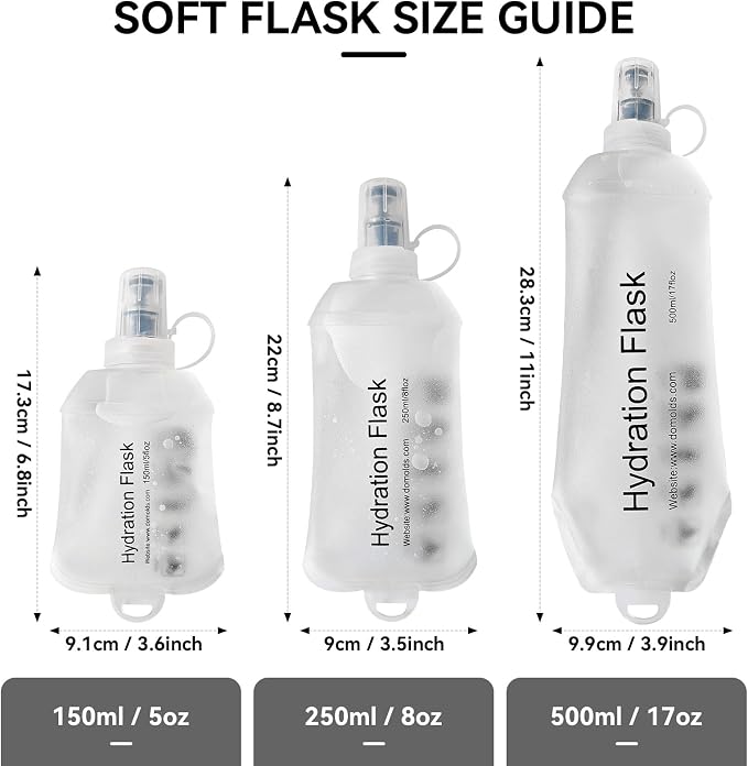 250ml Soft Flask Soft Water Bottle - Image 2