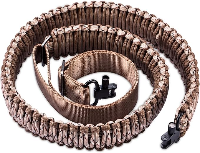 VVAAGG Two-Point Paracord Rifle Sling by ParacordSpecialist