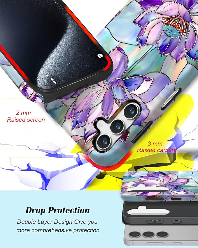 Compatible for Samsung Galaxy S26 Ultra 5G Case, Dual Layer Heavy Duty 2 in 1 - Image 3