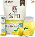 Salud 2-in-1 Hydration Packets + Immunity Electrolytes Powder, Lemonade by TasteSalud