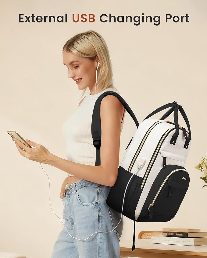 LOVEVOOK Backpack for Women, Laptop Backpack Women, Fits 15.6 Inch Laptop Bag - Image 2