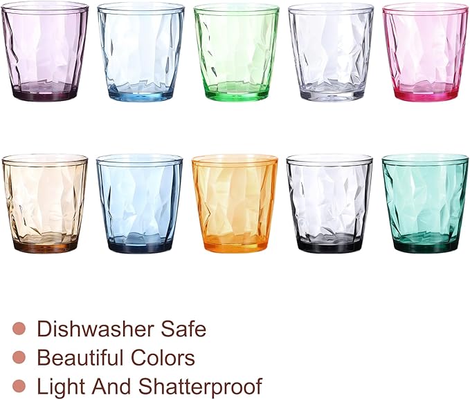 uxcell 7oz Acrylic Drinking Glasses - Image 3