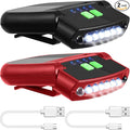 Mudder LED Clip on Cap Lights USB Rechargeable Cap Flashlight Clip Waterproof by Mudder
