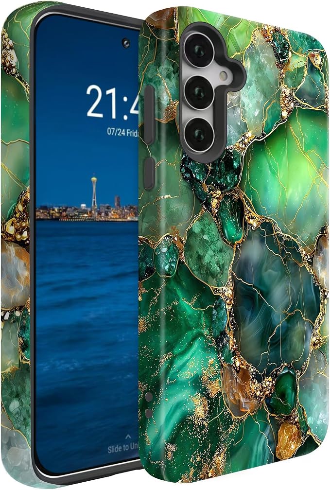 Compatible for Samsung Galaxy A17 5G Case, Dual Layer Heavy Duty 2 in 1 by BSMOSPER