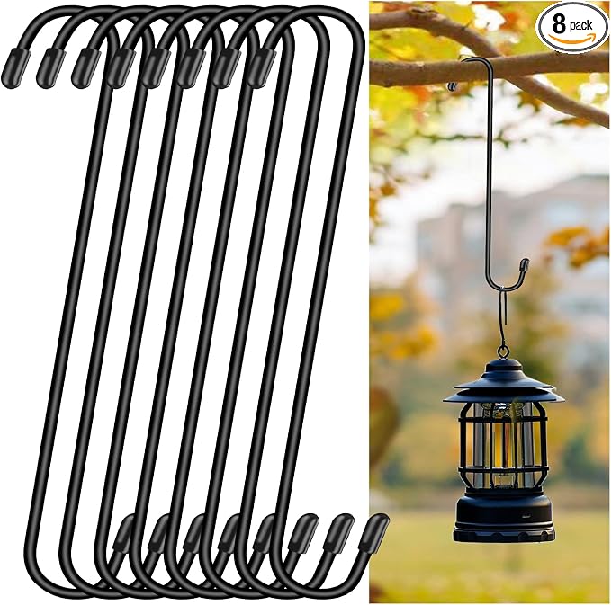 Dpyrrhic 8 Pack 12 Inch Large S Hooks by Dpyrrhic