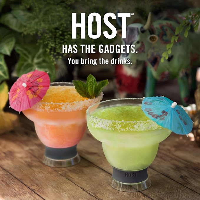 HOST Freeze Stemless Margarita Glasses Double Walled Insulated Gel Chiller - Image 7