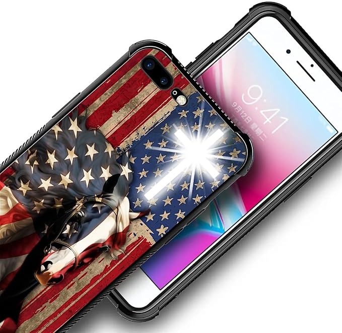 Case for iPhone 7 Plus/8 Plus, Soft Silicone Hard Acrylic for Shock Protection - Image 4