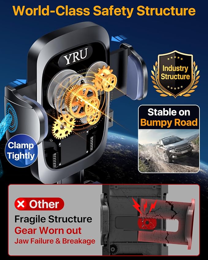 YRU Dashboard Cell Phone Holder - Image 3