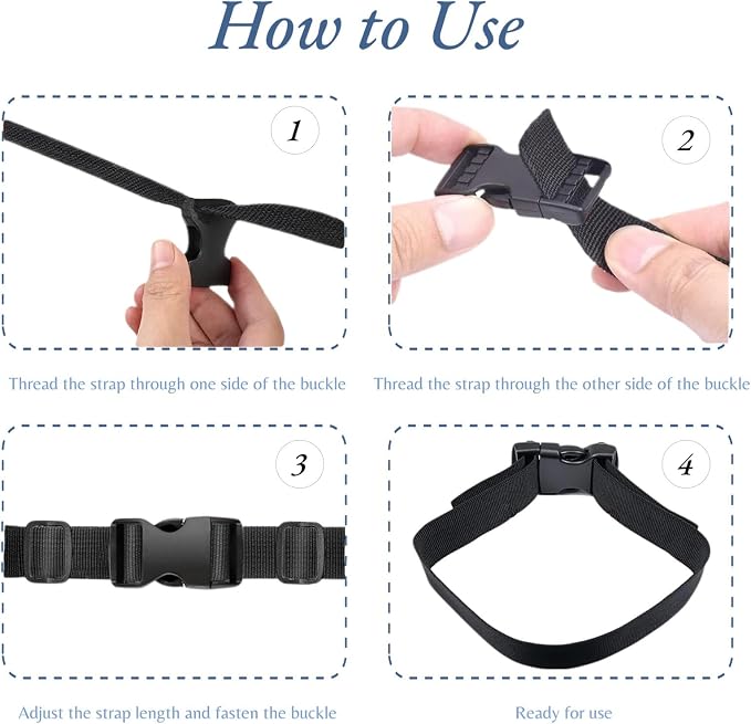 4 Pack 1.5 Inch Buckle Quick Side Release, Heavy Duty Plastic Side Release - Image 4