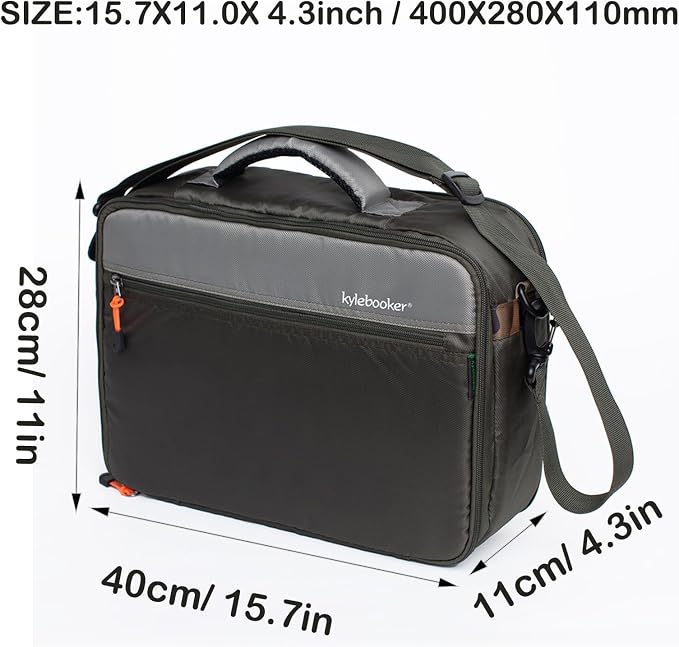 Kylebooker Fly Fishing Reel and Gear Case, Portable Tackle Organizer Storage - Image 3